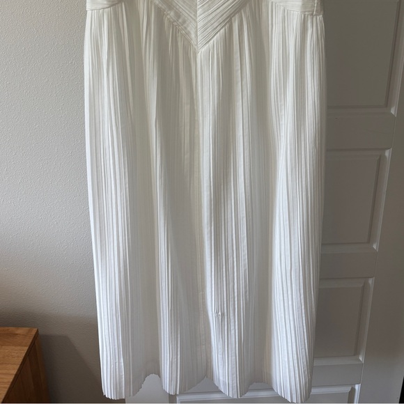 NEW Cult Gaia Ashika Gown in Off White Strapless Maxi Dress 12 Large XL Bridal - Picture 4 of 7